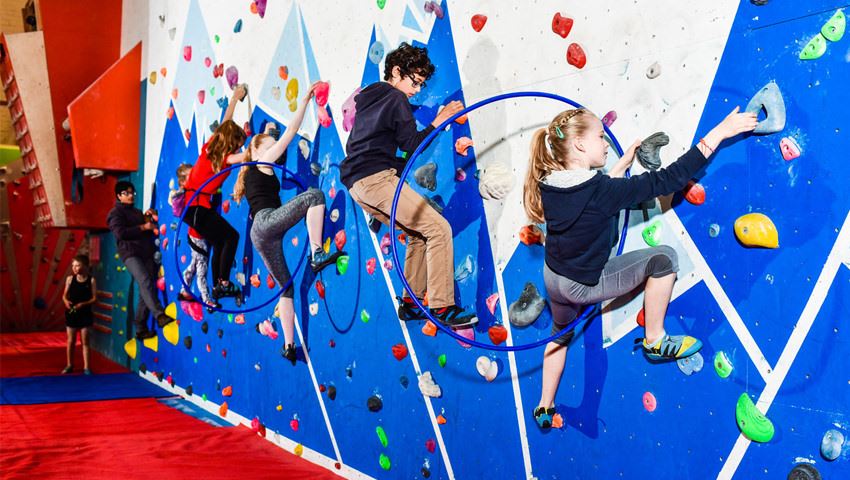 Get ready for a climbing adventure like no other! Cardiff Bay is about