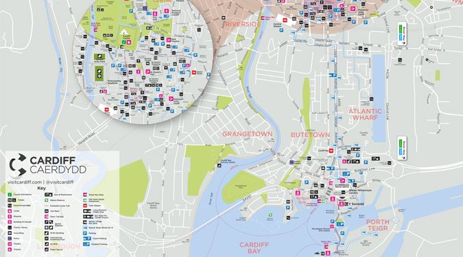 map of cardiff city centre Maps Downlodable Maps Of The City Centre And Cardiff Bay Visit map of cardiff city centre