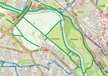 CARDIFF MAP City Centre