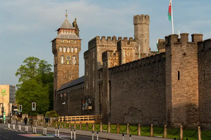 A castle in the city centre