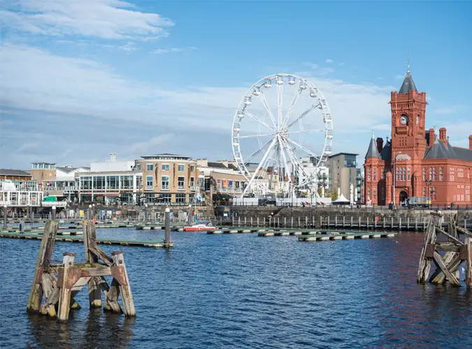 Explore Cardiff's waterfront and Mermaid Quay